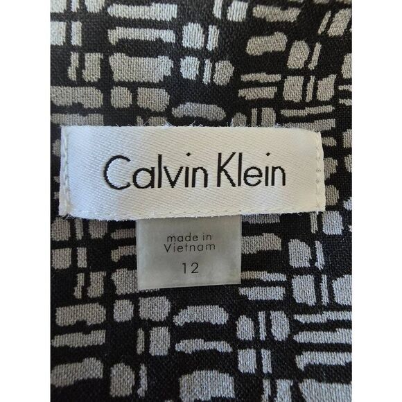 Calvin Klein Dress Sz 12 Sheath Dress - Picture 6 of 9
